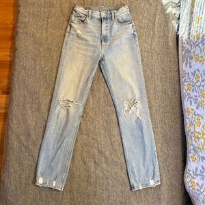 MOTHER High Waisted Blue Jeans